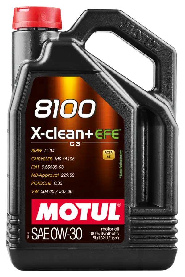MOTUL 8100 X-CLEAN+ EFE 0W-30_5L