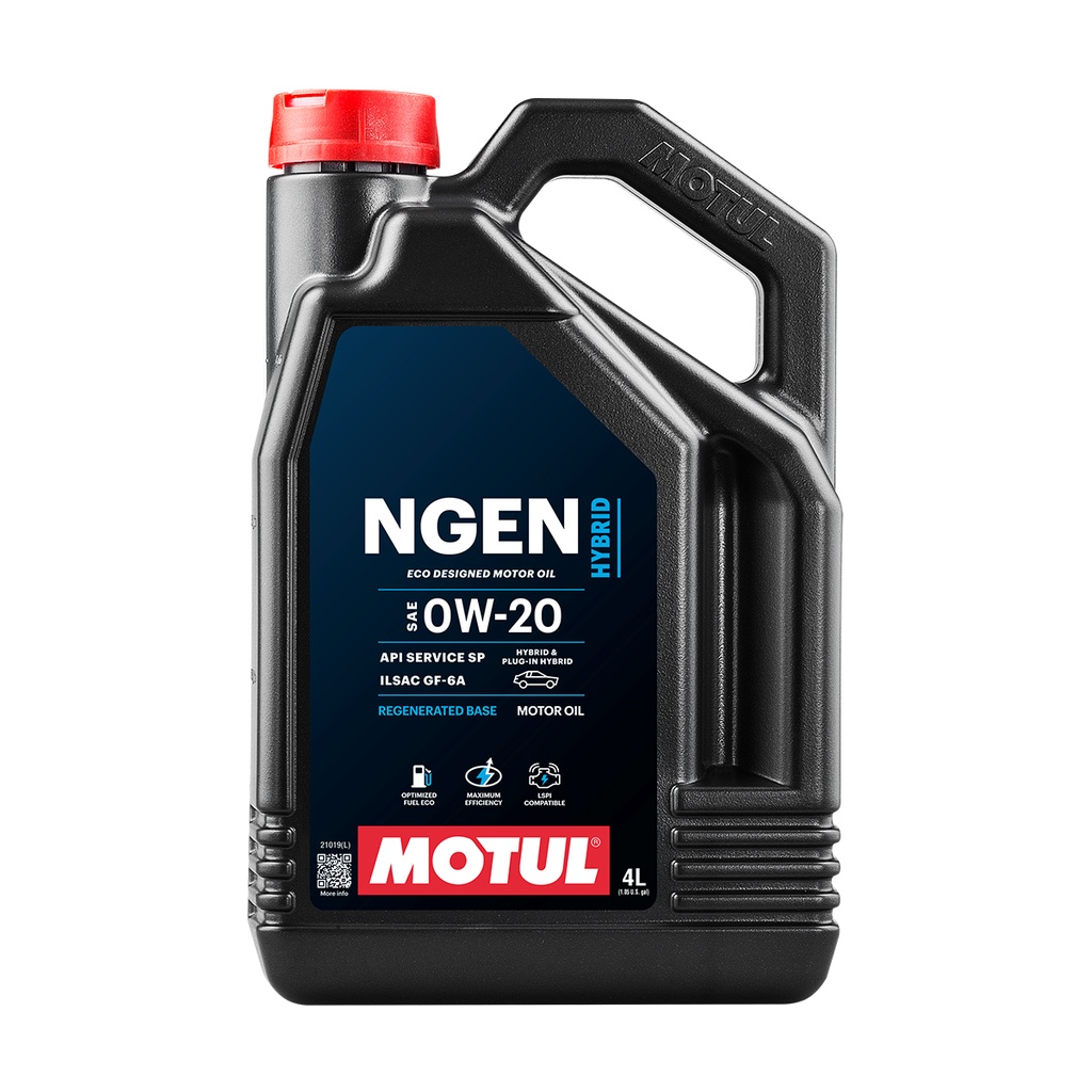 MOTUL NGEN HYBRID 0W-20_4L