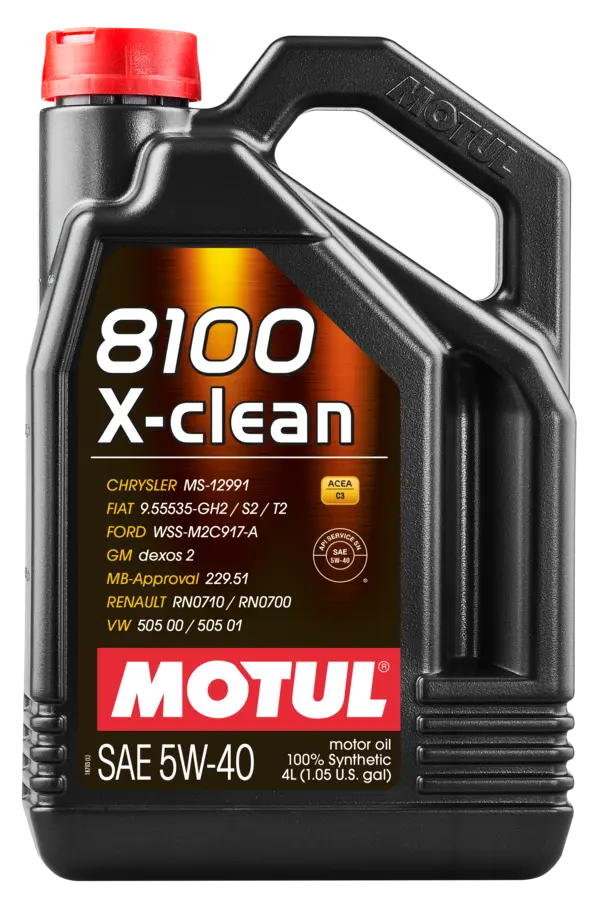 MOTUL 8100 X-CLEAN 5W40_4L