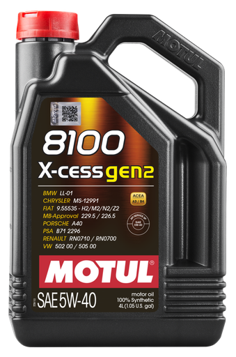 [109775] MOTUL 8100 X-CESS GEN2 5W-40_4L
