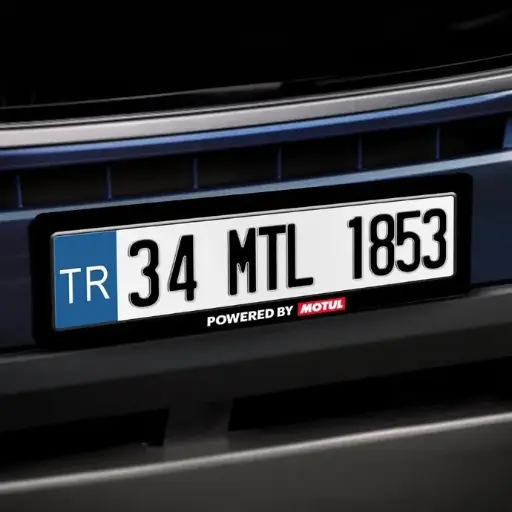 [206893] Otomobil Plakalık- 2'li