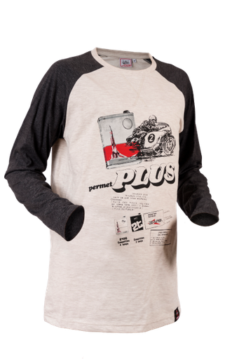 [207908] ​Retro Uzun Kollu T-shirt​