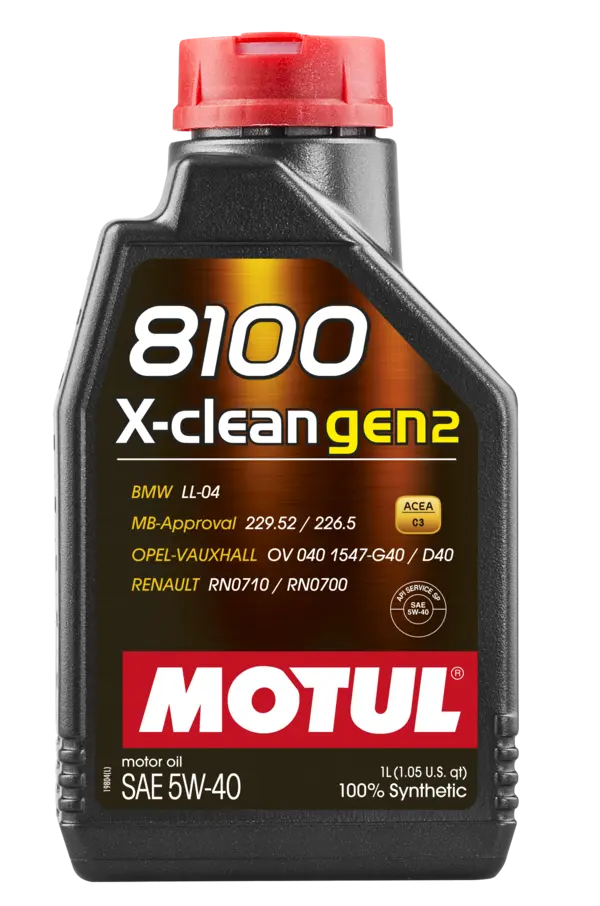 MOTUL 8100 X-CLEAN GEN2 5W-40_1L | Motul Shop